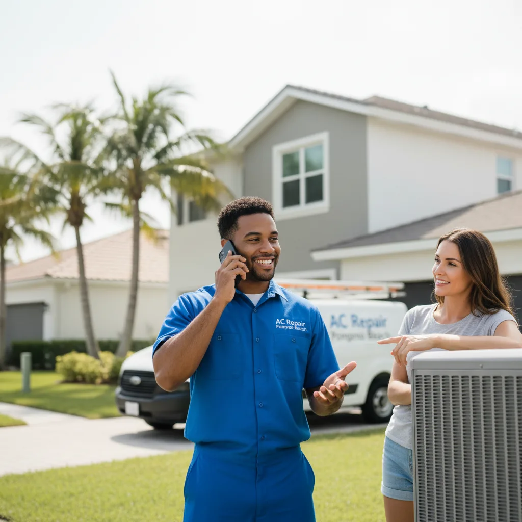 AC Repair Pompano Beach customer support in Fisher